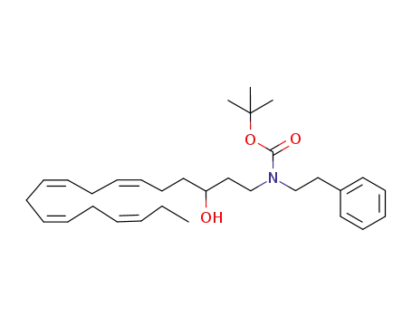 tert-butyl ((6Z,9Z,12Z,15Z)-3-hydroxyoctadeca-6,9,12,15-tetraen-1-yl)(phenethyl)carbamate