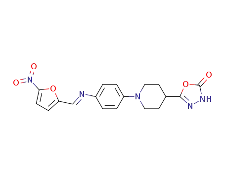 5-[1-(4-[(E)-1-(5-nitro-2-furyl)methylidene]aminophenyl)-4-piperidyl]-2,3-dihydro-1,3,4-oxadiazol-2-one