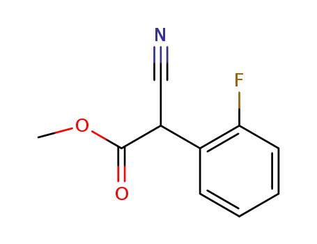 methyl 2-cyano-2-(2-fluorophenyl) acetate