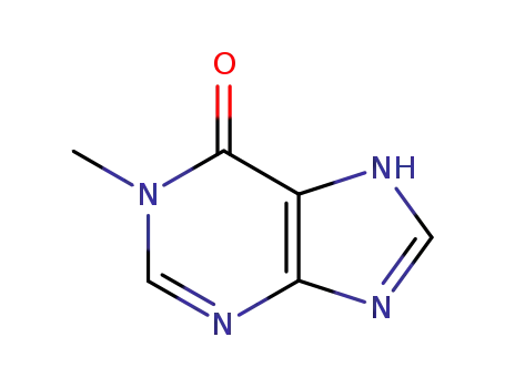 Molecular Structure of 1125-39-9 (1-methylhypoxanthine)