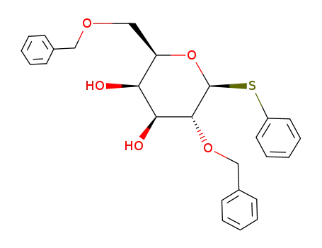 Molecular Structure of 258286-51-0 (phenyl (6-O-benzyl-2-O-benzoyl-1-thio-β-D-galactopyranoside))