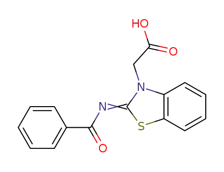 2-[2-(benzoylimino)benzo[d]thiazol-3(2H)-yl]acetic acid
