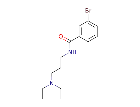 Molecular Structure of 349405-27-2 (3-bromo-N-(3-diethylamino-propyl)benzamide)