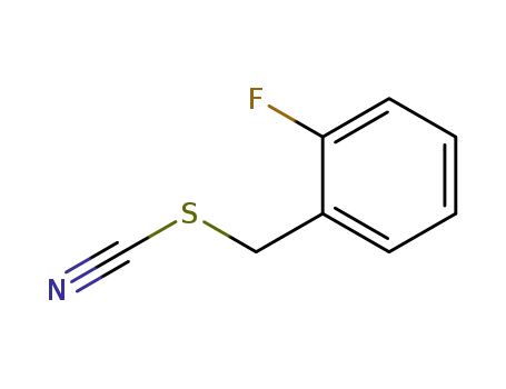 Molecular Structure of 1173440-93-1 (2-fluorobenzyl thiocyanate)