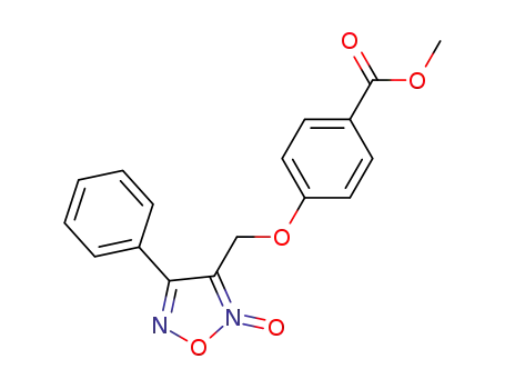 3-((4-(methoxycarbonyl)phenoxy)methyl)-4-phenyl-1,2,5-oxadiazole-2-oxide