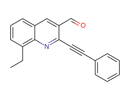 8-ethyl-2-phenylethynyl-quinoline-3-carbaldehyde