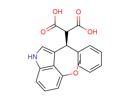 2-[(S)-(4-methoxy-1H-indol-3-yl)-phenyl-methyl]-malonic acid