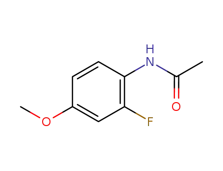 Molecular Structure of 151414-49-2 (Acetamide,  N-(2-fluoro-4-methoxyphenyl)-)
