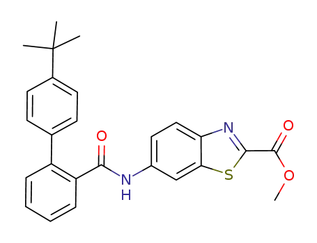 methyl 6-(4'-tert-butyIbiphenyl-2-ylcarboxamido)benzo[d]thiazole-2-carboxylate