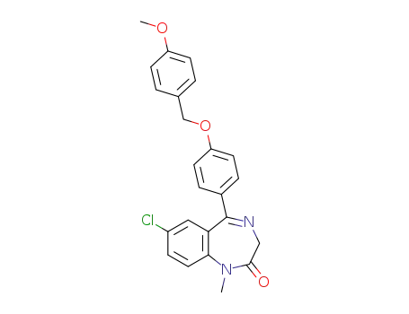 7-chloro-5-(4-(4-methoxybenzyloxy)phenyl)-1-methyl-1H-benzo[e][1,4]diazepin-2(3H)-one