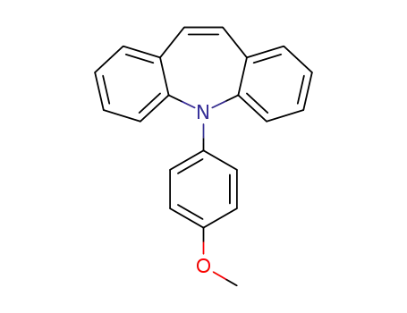Molecular Structure of 152019-82-4 (5-(4-methoxyphenyl)-5H-dibenzo[b,f]azepine)