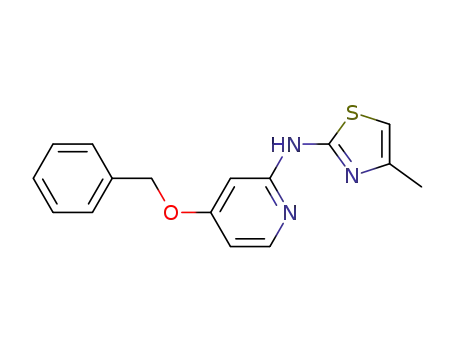 4-(benzyloxy)-N-(4-methylthiazol-2-yl)pyridin-2-amine