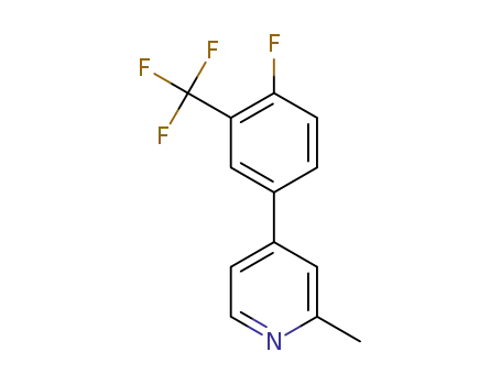 4-(4-fluoro-3-trifluoromethyl-phenyl)-2-methylpyridine