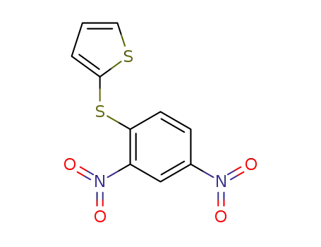 Molecular Structure of 22552-36-9 (2-[(2,4-dinitrophenyl)sulfanyl]thiophene)