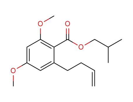 Benzoic acid,2-(3-buten-1-yl)-4,6-diMethoxy-,2-Methylpropyl ester