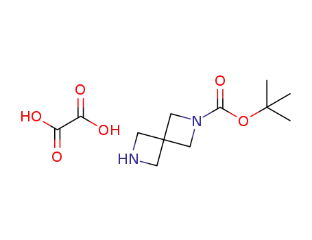 Molecular Structure of 1227382-01-5 (tert-Butyl 2,6-diazaspiro[3.3]heptane-2-carboxylate oxalate)