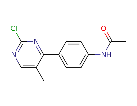N-(4-(2-chloro-5-methylpyrimidin-4-yl)phenyl)acetamide