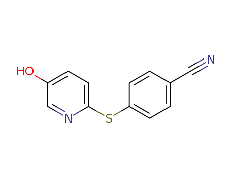 4-[(5-hydroxy-2-pyridinyl)thio]benzonitrile