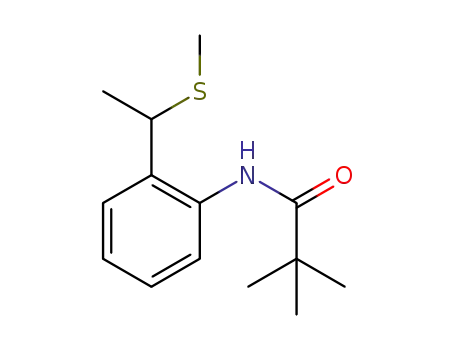 2,2-dimethyl-N-[2-[1-(methylthio)ethyl]phenyl]propanamide