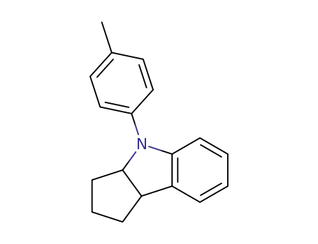 Molecular Structure of 273220-33-0 (1,2,3,3a,4,8b-hexahydro-4-(4-Methylpheny)-Cyclopent[b]indole)