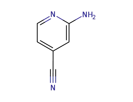 Molecular Structure of 42182-27-4 (2-Amino-4-cyanopyridine)