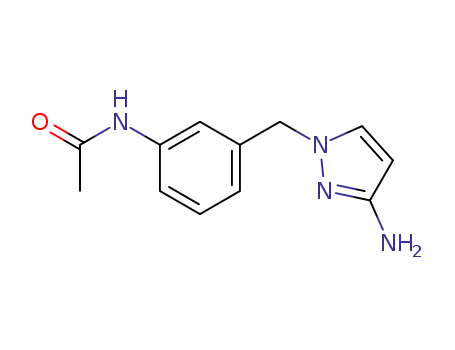 N-[3-(3-amino-pyrazol-1-ylmethyl)-phenyl]-acetamide