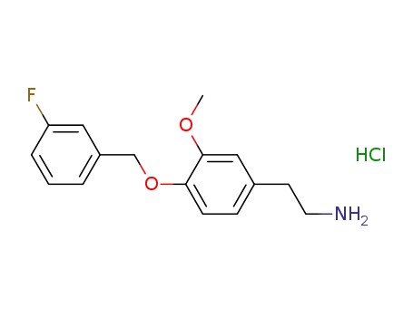 2-[4-(3-fluoro-benzyloxy)-3-methoxy-phenyl]-ethylamine hydrochloride