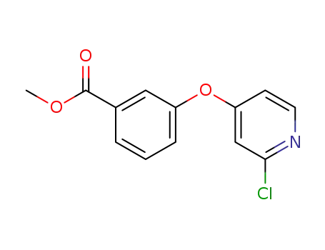 Molecular Structure of 945988-41-0 (methyl 3-(2-chloropyridin-4-yloxy)benzoate)