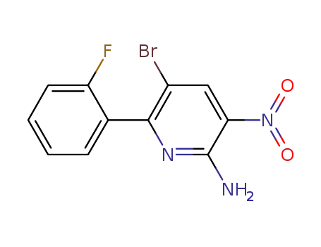 5-bromo-6-(2-fluorophenyl)-3-nitropyridin-2-amine