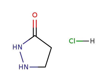 Molecular Structure of 1752-88-1 (3-PYRAZOLIDINONE HYDROCHLORIDE)