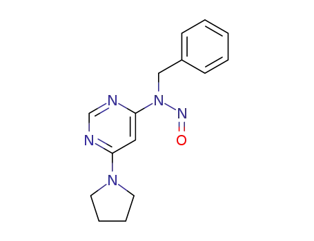 N-benzyl-N-nitroso-6-pyrrolidinopyrimidin-4-amine