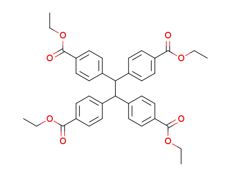 Benzoic acid, 4,4',4'',4'''-(1,2-ethanediylidene)tetrakis-, tetraethyl ester