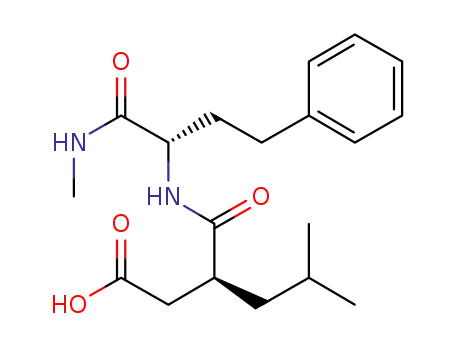 Hexanoic acid,
5-methyl-3-[[[(1S)-1-[(methylamino)carbonyl]-3-phenylpropyl]amino]carb
onyl]-, (3S)-