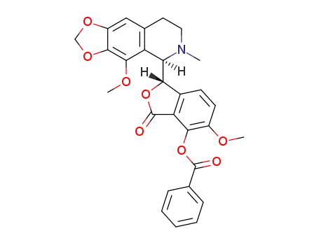 (S)-5-methoxy-1-((R)-4-methoxy-6-methyl-5,6,7,8-tetrahydro-[1,3]dioxolo[4,5-g]isoquinolin-5-yl)-3-oxo-1,3-dihydroisobenzofuran-4-yl benzoate