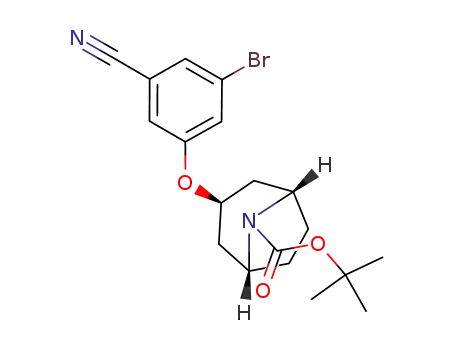 exo tert-butyl 3-(3-bromo-5-cyanophenoxy)-8-azabicyclo[3.2.1]octane-8-carboxylate