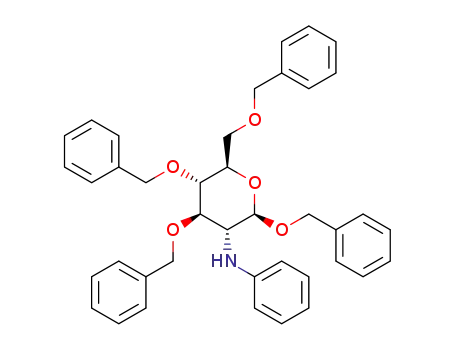 (2R,3R,4R,5S,6R)-2,4,5-tris(benzyloxy)-6-(benzyloxymethyl)-N-phenyltetrahydro-2H-pyran-3-amine