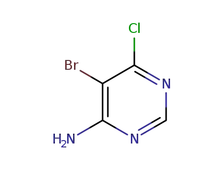 Molecular Structure of 663193-80-4 (4-AMINO-5-BROMO-6-CHLOROPYRIMIDINE)