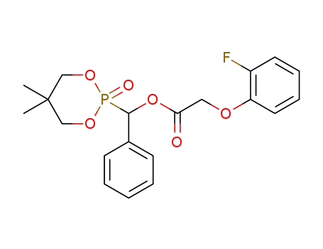 2-(2-fluorophenoxyacetoxy)(phenyl)methyl-5,5-dimethyl-1,3,2-dioxaphosphinan-2-one