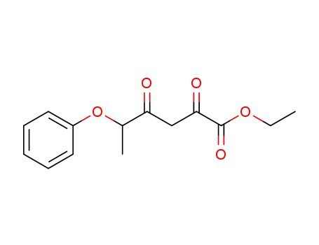 Molecular Structure of 1382785-92-3 ((rac)-2,4-dioxo-5-phenoxy-hexanoic acid ethyl ester)