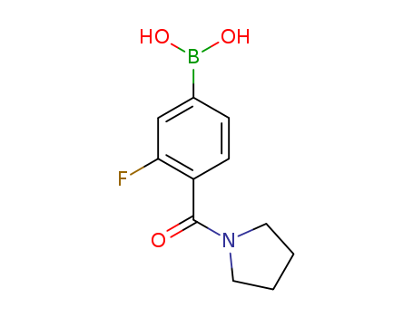3-Fluoro-4-(pyrrolidin-1-ylcarbonyl)benzeneboronic acid 98%