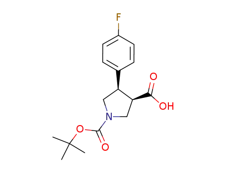 4-(4-FLUORO-페닐)-피롤리딘-1,3-디카르복실산 1-TERT-부틸 에스테르