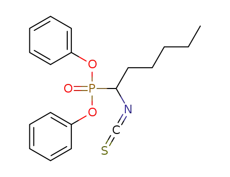 diphenyl (1-isothiocyanatohexyl)phosphonate