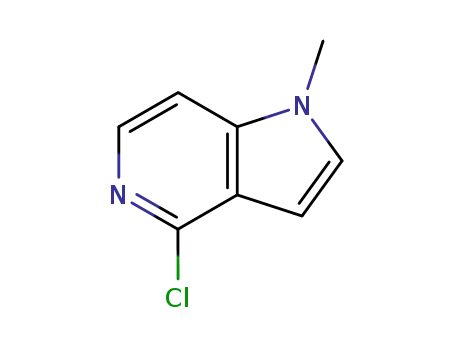 Molecular Structure of 27382-01-0 (4-CHLORO-1-METHYL-1H-PYRROLO[3,2-C]PYRIDINE)