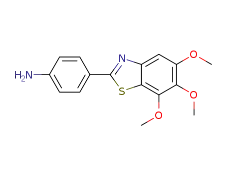 4-(5,6,7-trimethoxybenzo[d]thiazol-2-yl)benzenamine