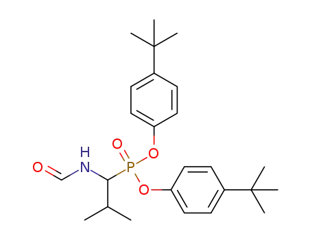 1-formamido-2-methylpropanephosphonic acid di(4-tert-butylphenyl) ester