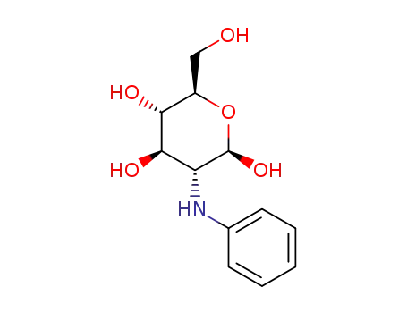 (2R,3R,4R,5S,6R)-6-(hydroxymethyl)-3-(phenylamino)tetrahydro-2H-pyran-2,4,5-triol