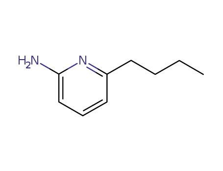 Molecular Structure of 95337-74-9 (2-Pyridinamine,6-butyl-(9CI))