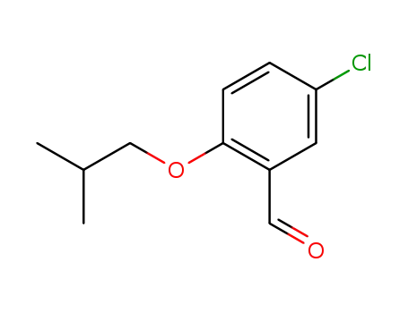 Molecular Structure of 27590-77-8 (5-CHLORO-2-ISOBUTOXYBENZALDEHYDE)
