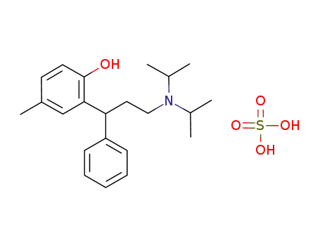 racemic tolterodine hydrogen sulfate