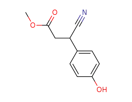 Methyl 3-Cyano-3-(4-hydroxyphenyl)propanoate